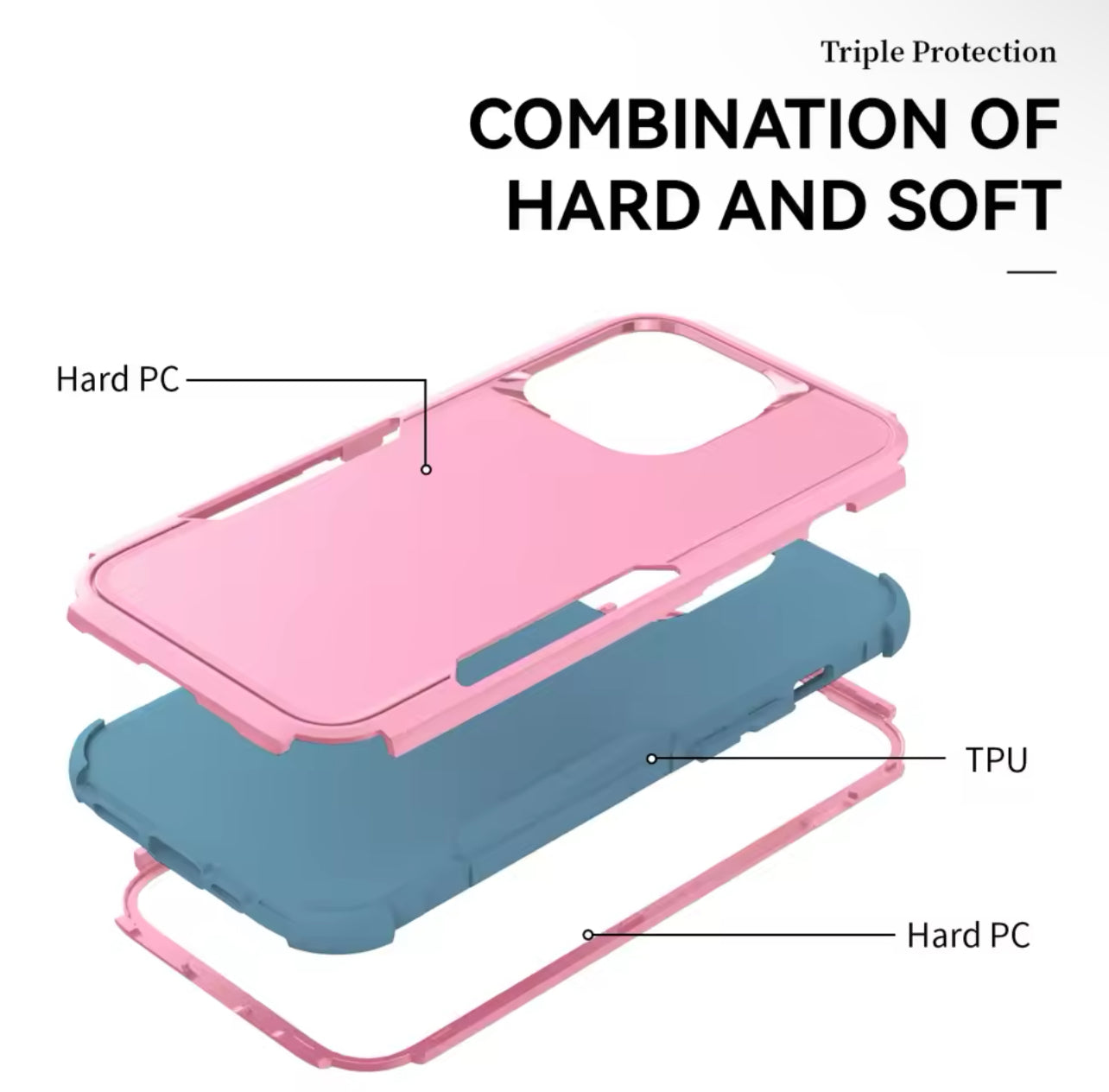 Premium Commuter Style DropProtection Colourful Phone Case- for Apple iPhone 16 Series Premium Commuter Style DropProtection Colourful Phone Case- for Apple iPhone 16 Series